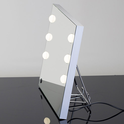 Miroir de table eclairée